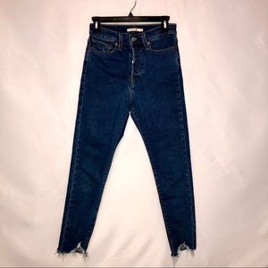 Levi’s Wedgie Skinny Dark Wash Woman Jeans